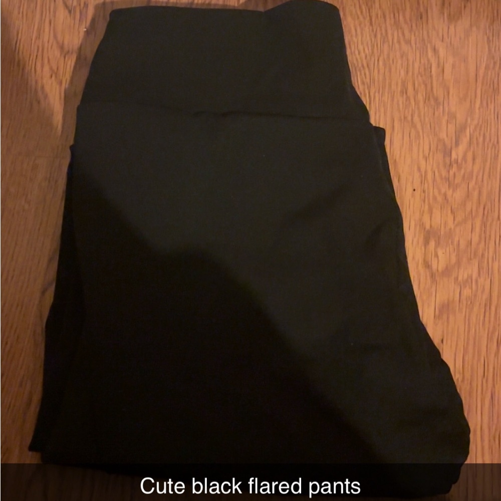 Black Flared Pants